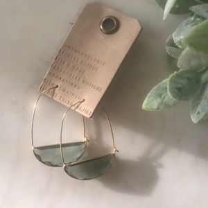 Anthropologie - Green Gizm Earrings